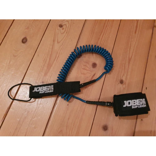 Jobe SUP Leash Coiled 10ft - Blue 1 Jobe SUP Leash Coiled 10ft - Blue