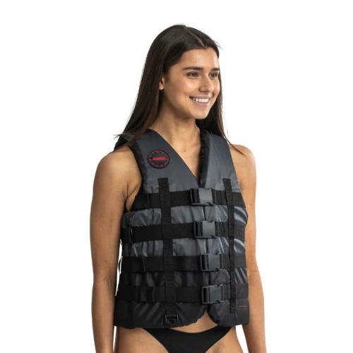 Jobe 4 Buckle Life Vest Black 3 Jobe 4 Buckle Life Vest Black - Image 3