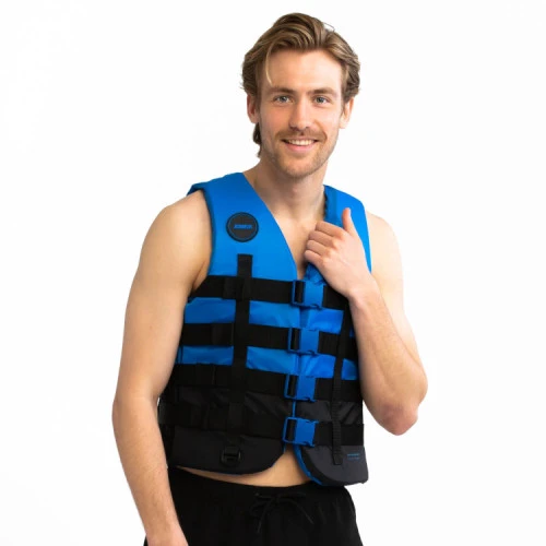 Jobe 4 Buckle Life Vest Blue 1 Jobe 4 Buckle Life Vest Blue