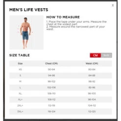 Jobe Unify Life Vest Men Vintage Teal 7 Jobe Unify Life Vest Men Vintage Teal -WaveX Pro Outlet Store jobe mens life vest size chart 500x500 1