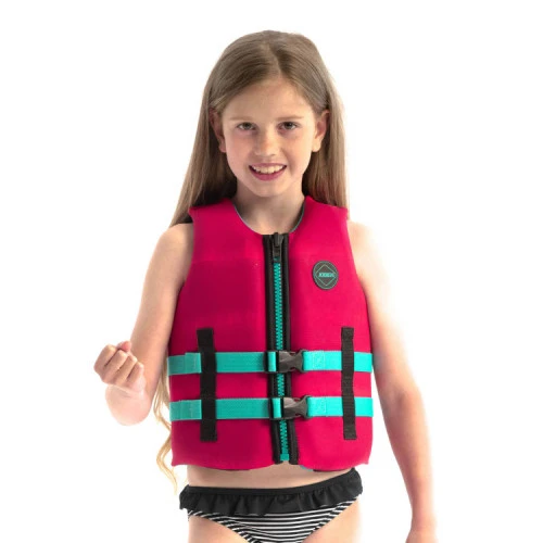 Jobe Neoprene Life Vest Kids Hot Pink 1 Jobe Neoprene Life Vest Kids Hot Pink