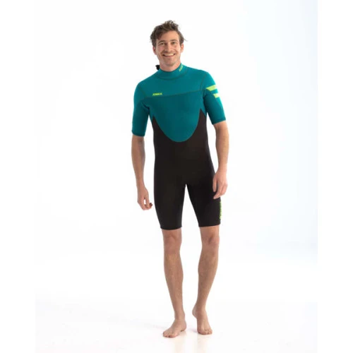 Jobe Perth 3/2mm Shorty Wetsuit Men Teal 1 Jobe Perth 3/2mm Shorty Wetsuit Men Teal