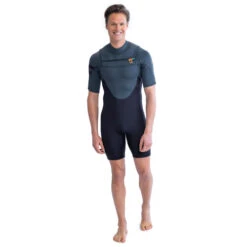 Jobe Perth 3/2mm Shorty Chestzipper Wetsuit Men Gray