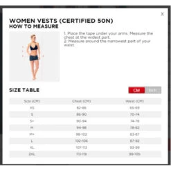 Jobe Neoprene Life Vest Women - Cool Grey [50N] -WaveX Pro Outlet Store jobe women life vest size guide 500x500 2