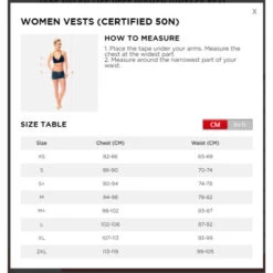 Jobe Unify Life Vest Women Hot Pink -WaveX Pro Outlet Store jobe womens life vest size chart 500x500 3